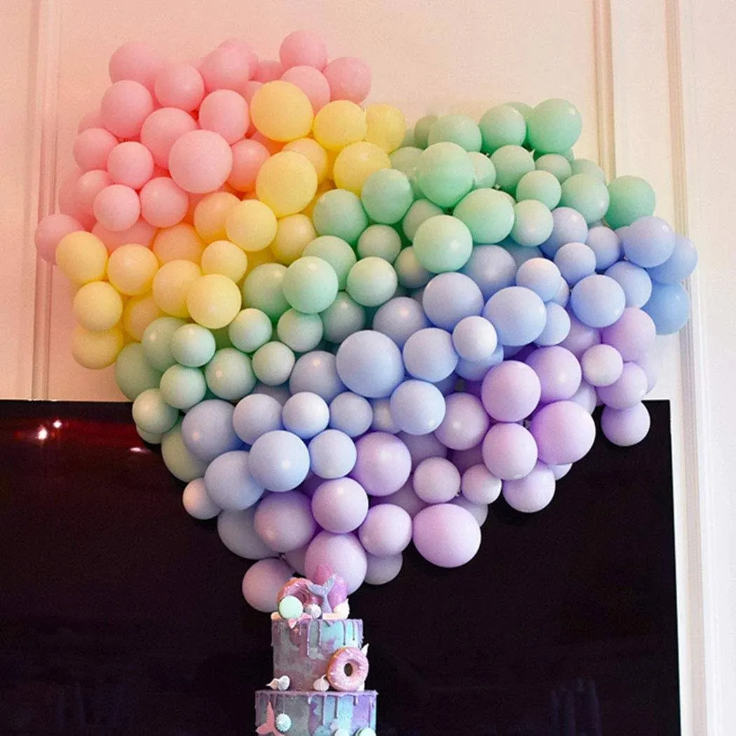 5 inch Mini Pastel Latex Balloons 200pcs Assorted Macaron Candy Colored Party