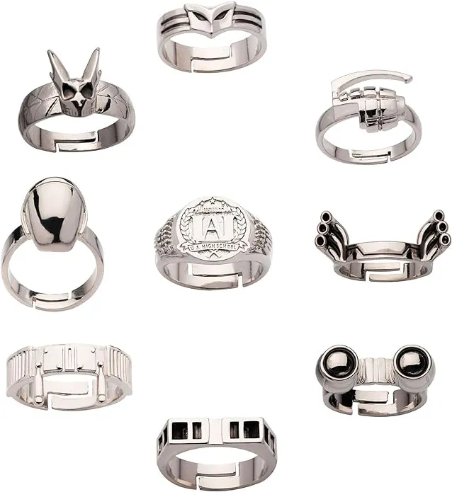 My Hero Academia 9-Piece Rings Set