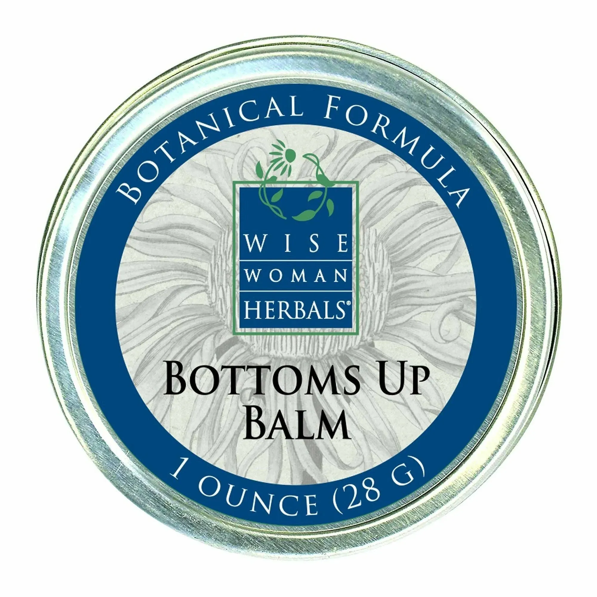 Wise Woman Herbals – Bottoms Up Balm – 1 Oz – Soothing Balm For Smooth Skin