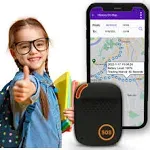 SecuLife Kids GPS Tracker, Real-Time Tracking for Kids Ages 6+, SOS Button, 2-Way Speakerphone Safety Device for Kids - Special Needs, Autism, Down Syndrome