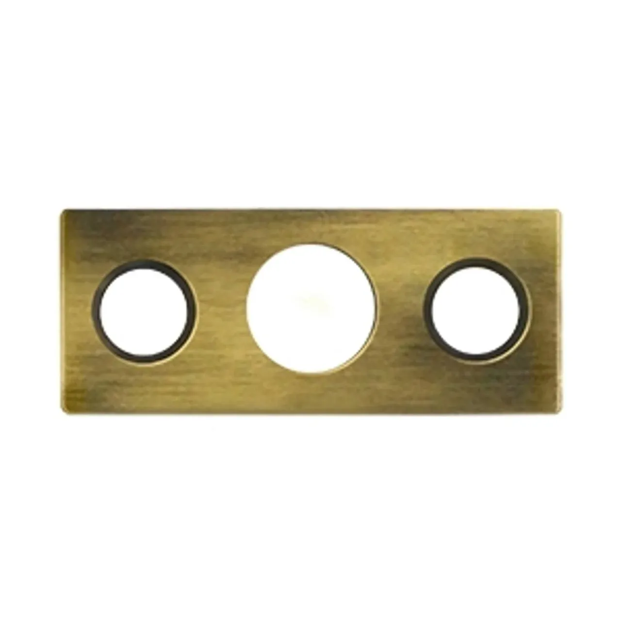 Deltana SP7FBR Strike Plate for 7" Flush Bolt, 1-1/2" x 5/8", Solid Brass