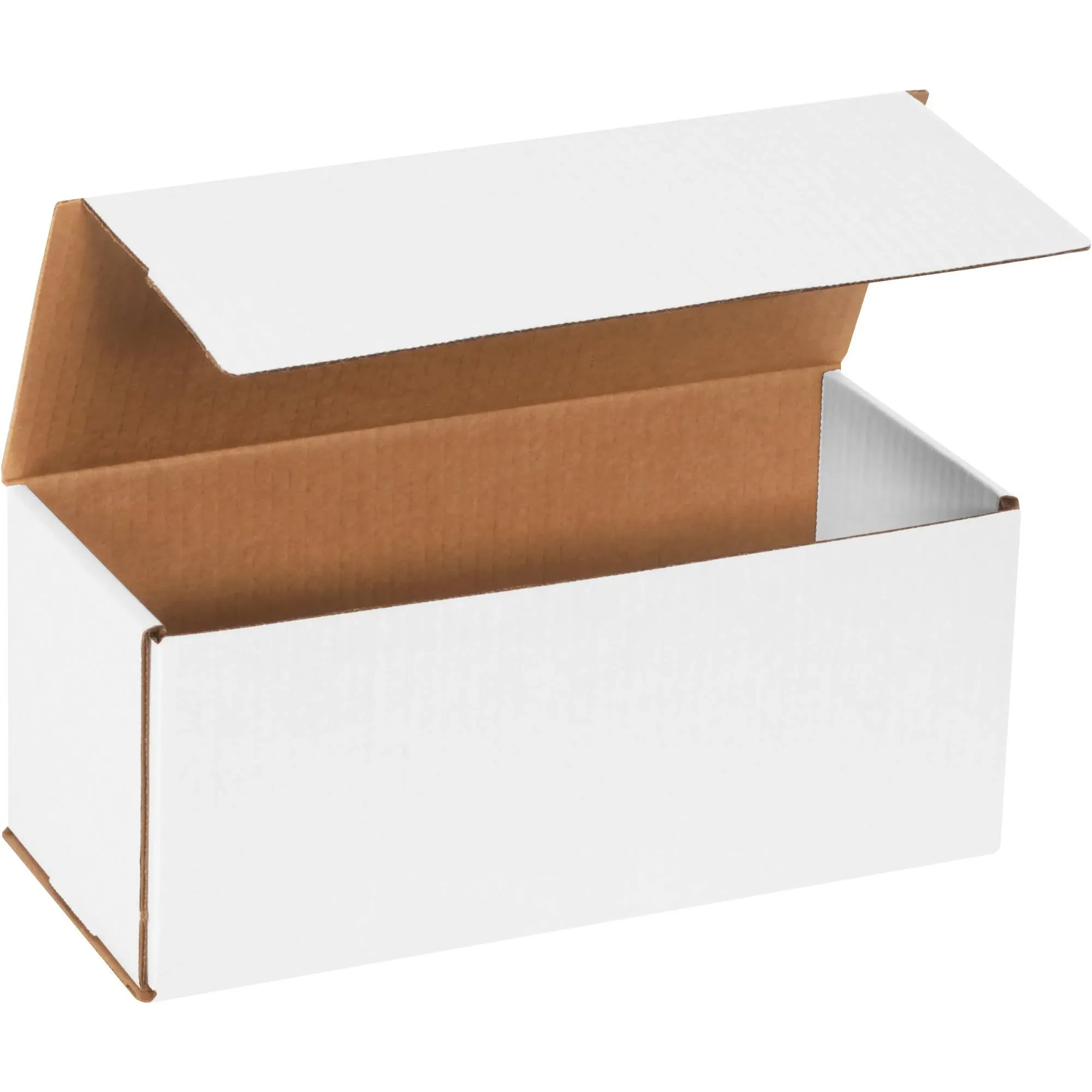 Box USA Bm1255 Corrugated Mailers, 12" x 5" x 5", White (Pack of 50)