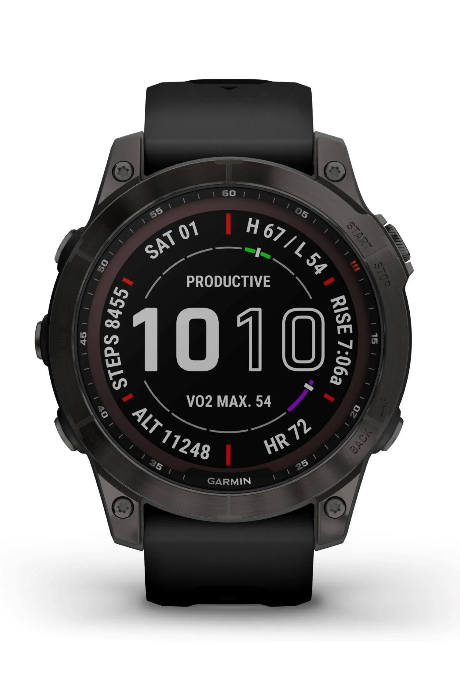 Garmin - fenix 7 Solar GPS Smartwatch 47mm - Slate Gray - 010-02540-10 (Renewed)