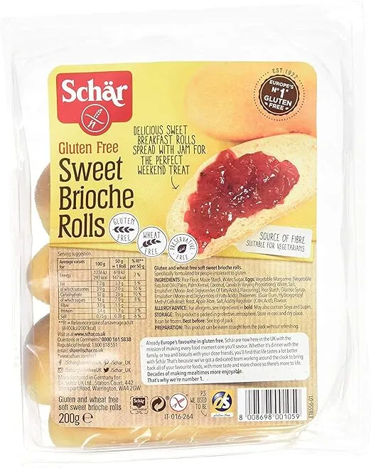 Dinner Rolls; GLUTEN FREE, Amish Made, Pack of 6 Rolls