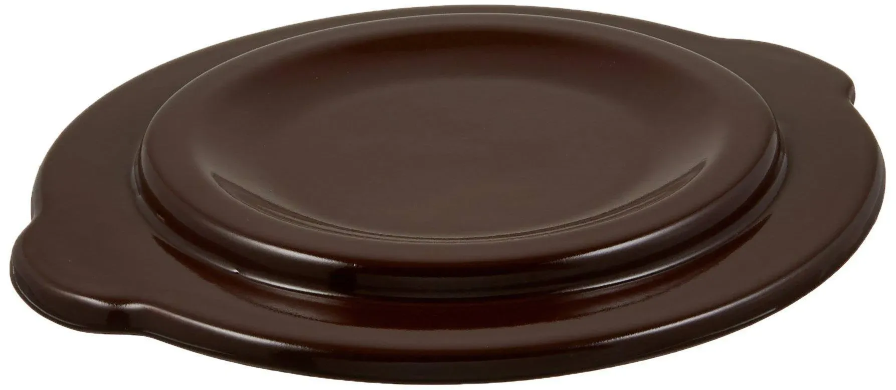 Ohio Stoneware 11624 3 Gallon Crock Cover, Medium, Brown