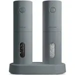 LARS NYSØM Electric Salt and Pepper Set of two electric mills, Matt Grey 