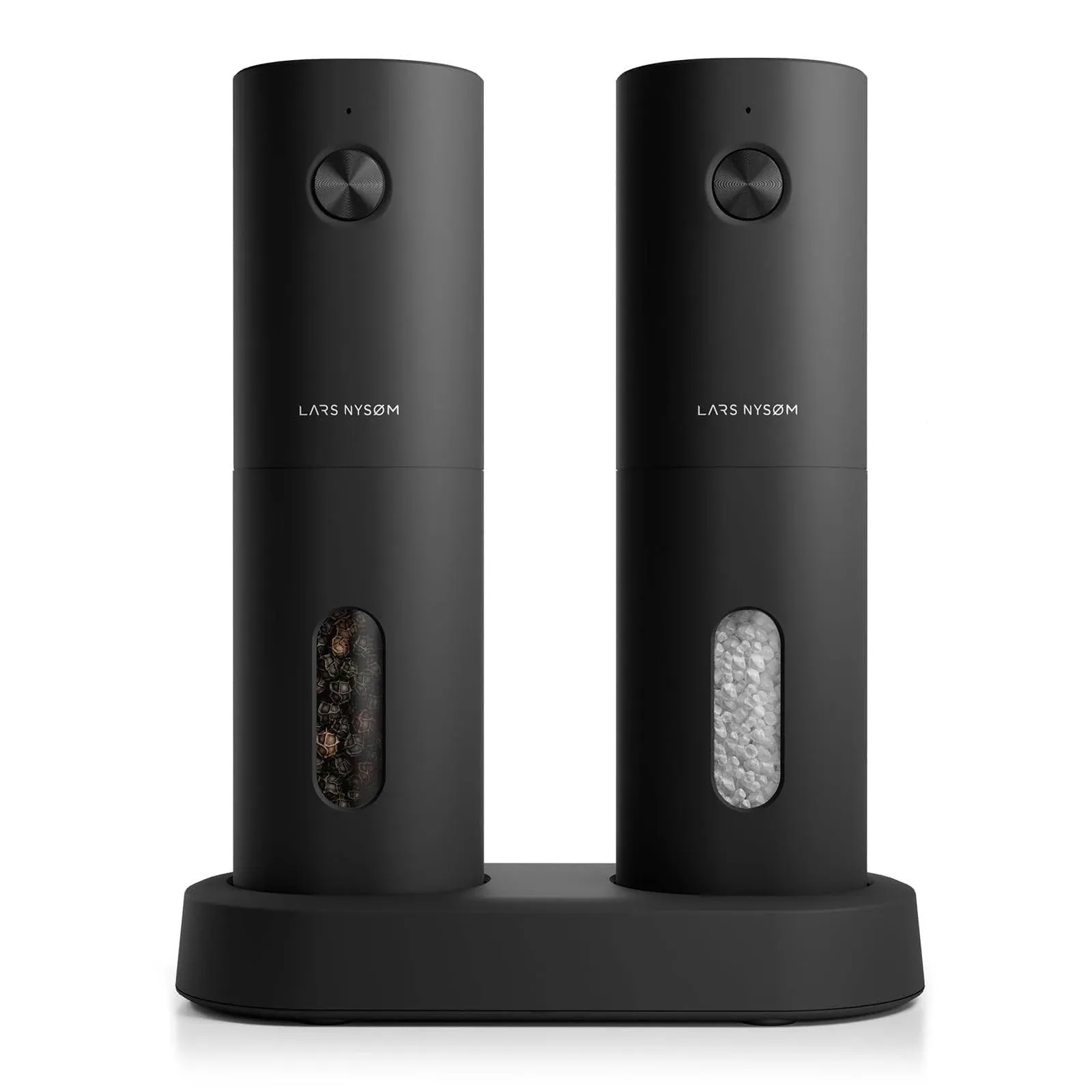 Lars NYSØM Electric Salt and Pepper Grinder Set I Automatic Salt and Pepper Mills ...