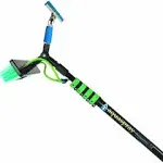 EquipMaxx Water Fed Pole Kit (24 Foot Reach) Window & Solar Cleaning W/Brush & Squeegee