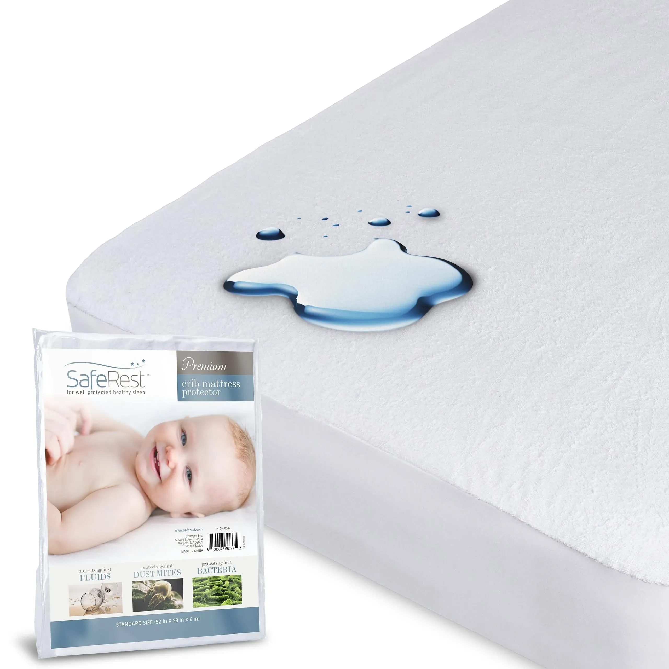 Saferest Waterproof Mattress Protector Crib