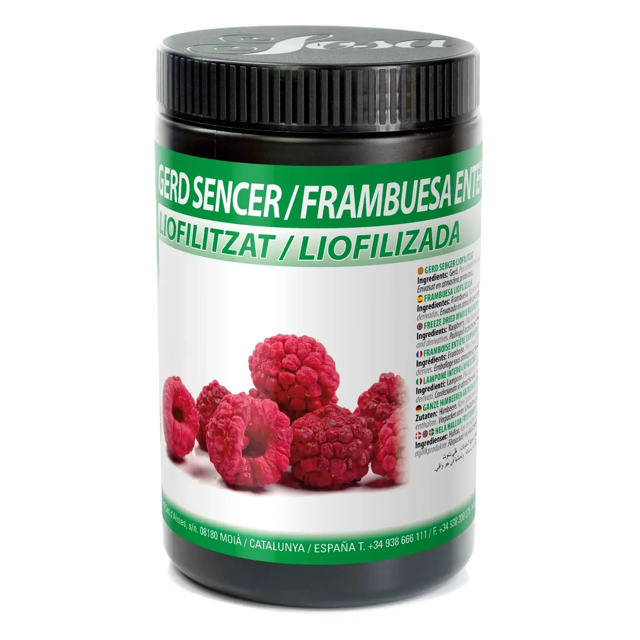 Sosa - Freeze Dried Whole Raspberries - 75 G