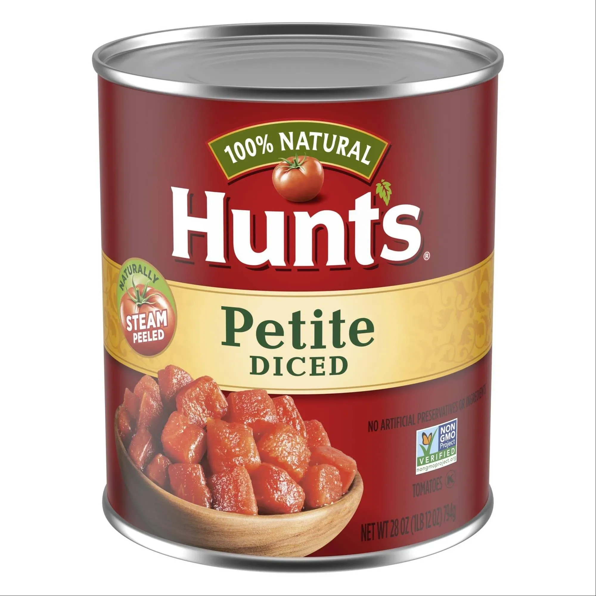 Hunts Tomatoes, Petite Diced - 28 oz