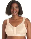 Playtex 18 Hour 4695 Front-Close Wirefree Bra with Flex Back Light Beige 40D