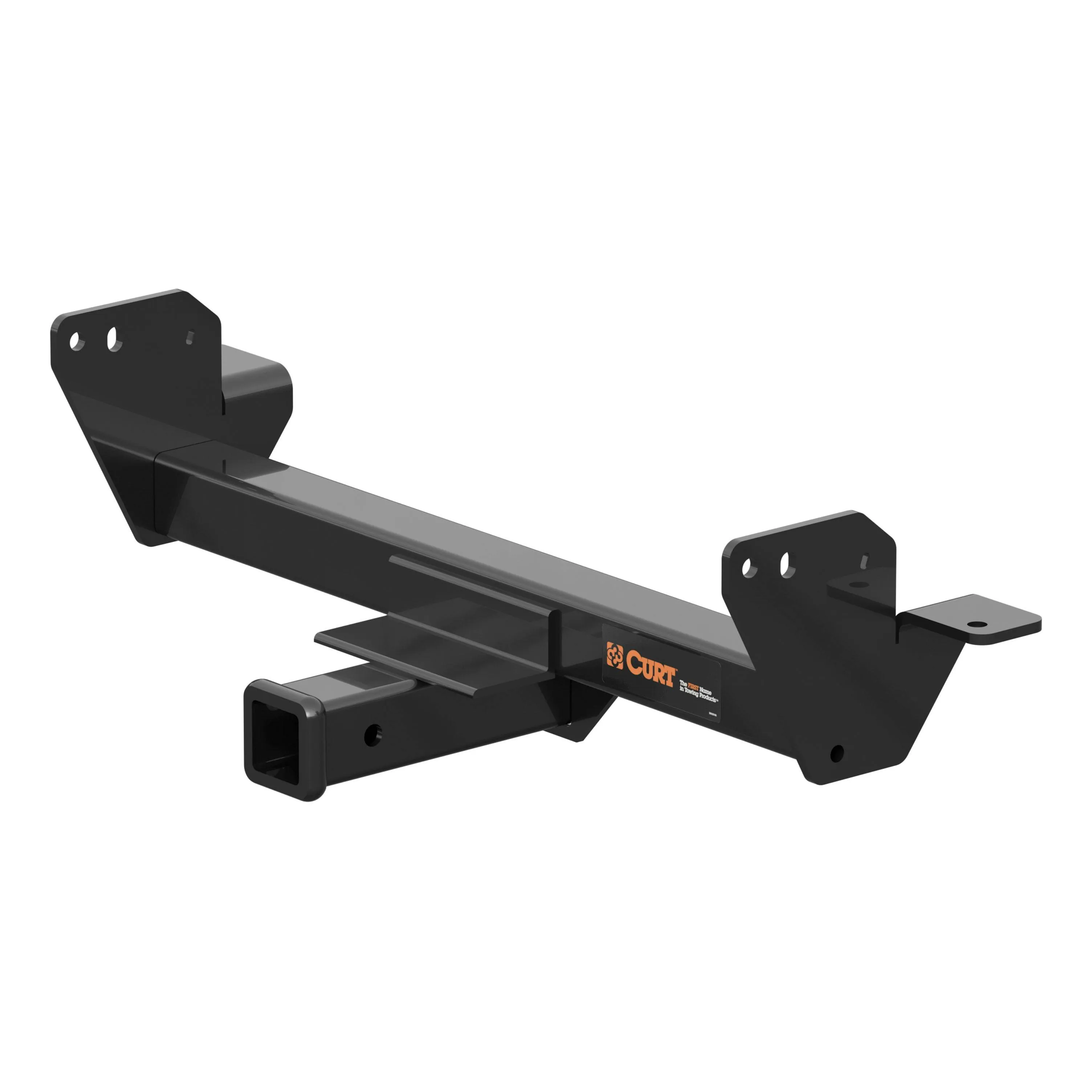 CURT 31078 2-Inch Front Receiver Hitch, Select Ford F-250, F-350, F-450 Super Duty, GLOSS BLACK POWDER COAT