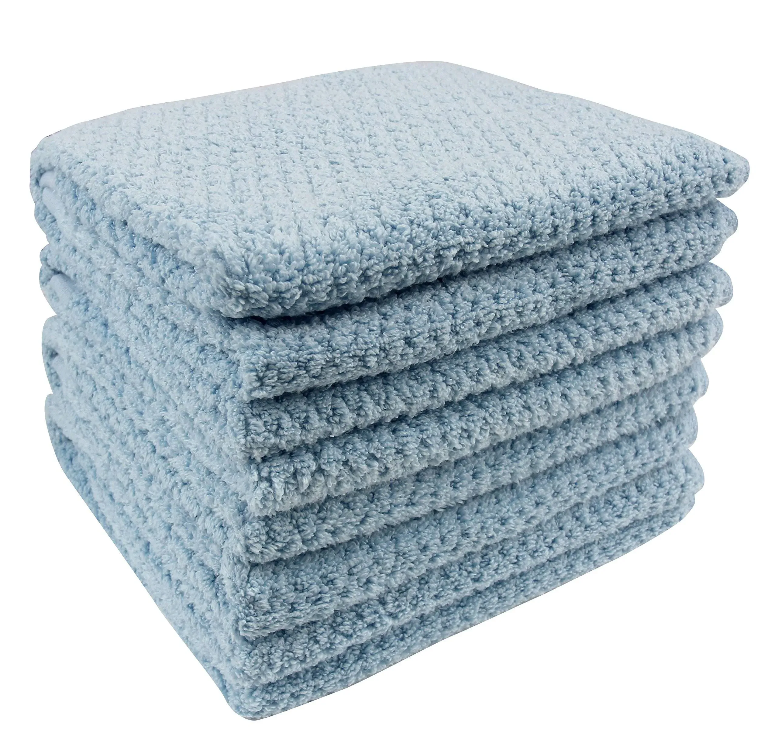 Everplush Hand Towel Set, 4 Pieces, Aquamarine, 4 Piece