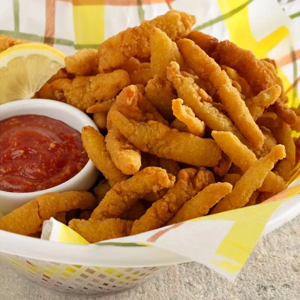 Frozen Captain Pride Fried Breaded Clam Strip, 6 Pound -- 1 each.