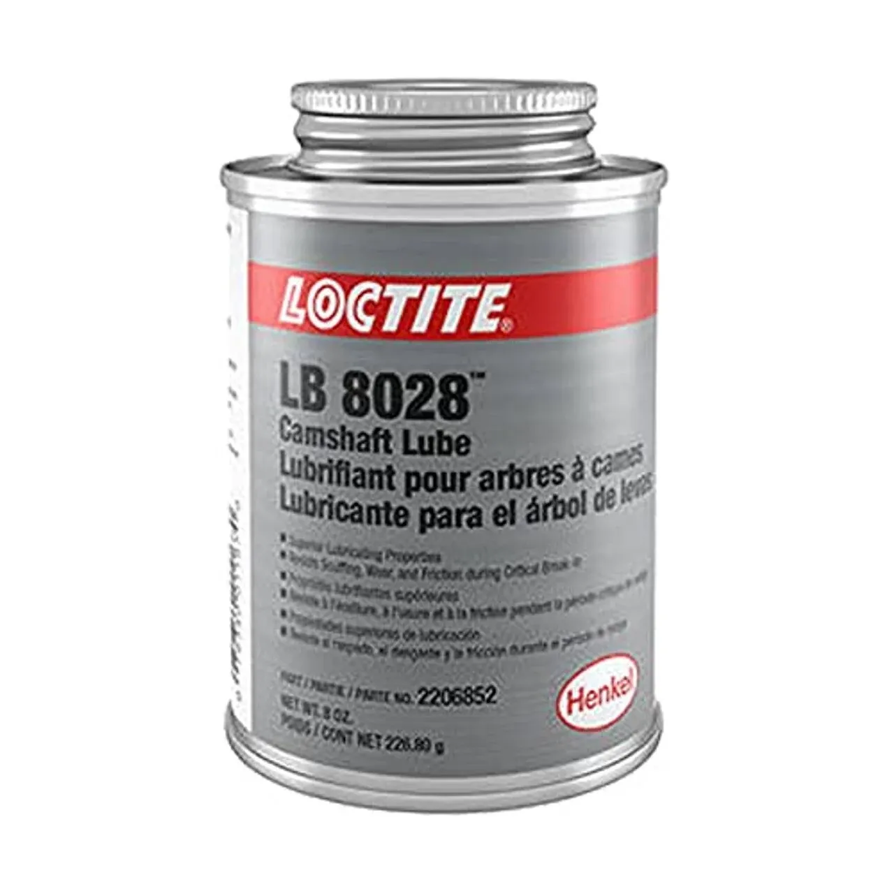 Loctite LB 8028 Extreme Pressure Camshaft Lube, 8-Ounce Brushtop (2206852)