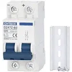 Chtaixi Circuit Breaker - DZ47N-63 C25 120/240v 50/60hz  2 Pole -  Sealed (85)