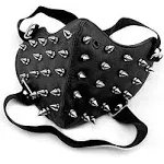 Metal Spike Hedgehog Punk Biker Mask Goth Rock Cosplay Masquerade