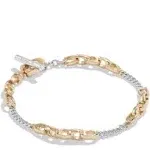 Coach Women's Signature Mixed Chain Bracelet