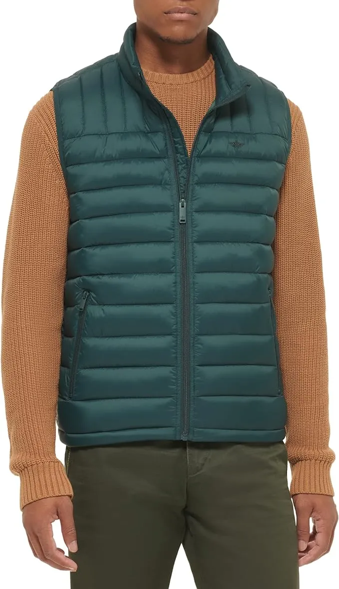 Dockers Men's Classic Ultra Loft Packable Puffer Vest