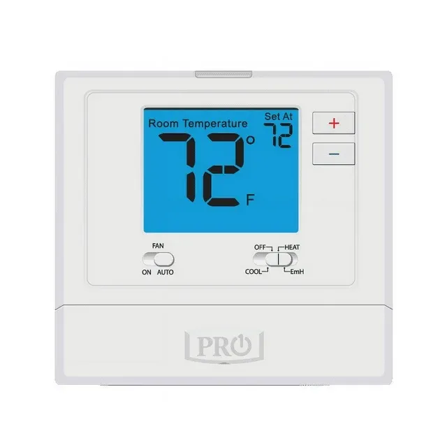 PRO1 IAQ Pro1 T721 Non-Programmable 2H/1C Heat Pump Thermostat , Blue