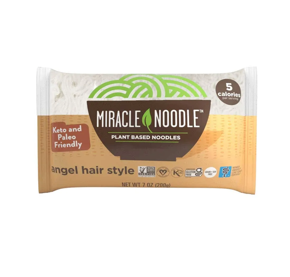 Miracle Noodle Plant Based Noodles, Angel Hair Style - 7 oz