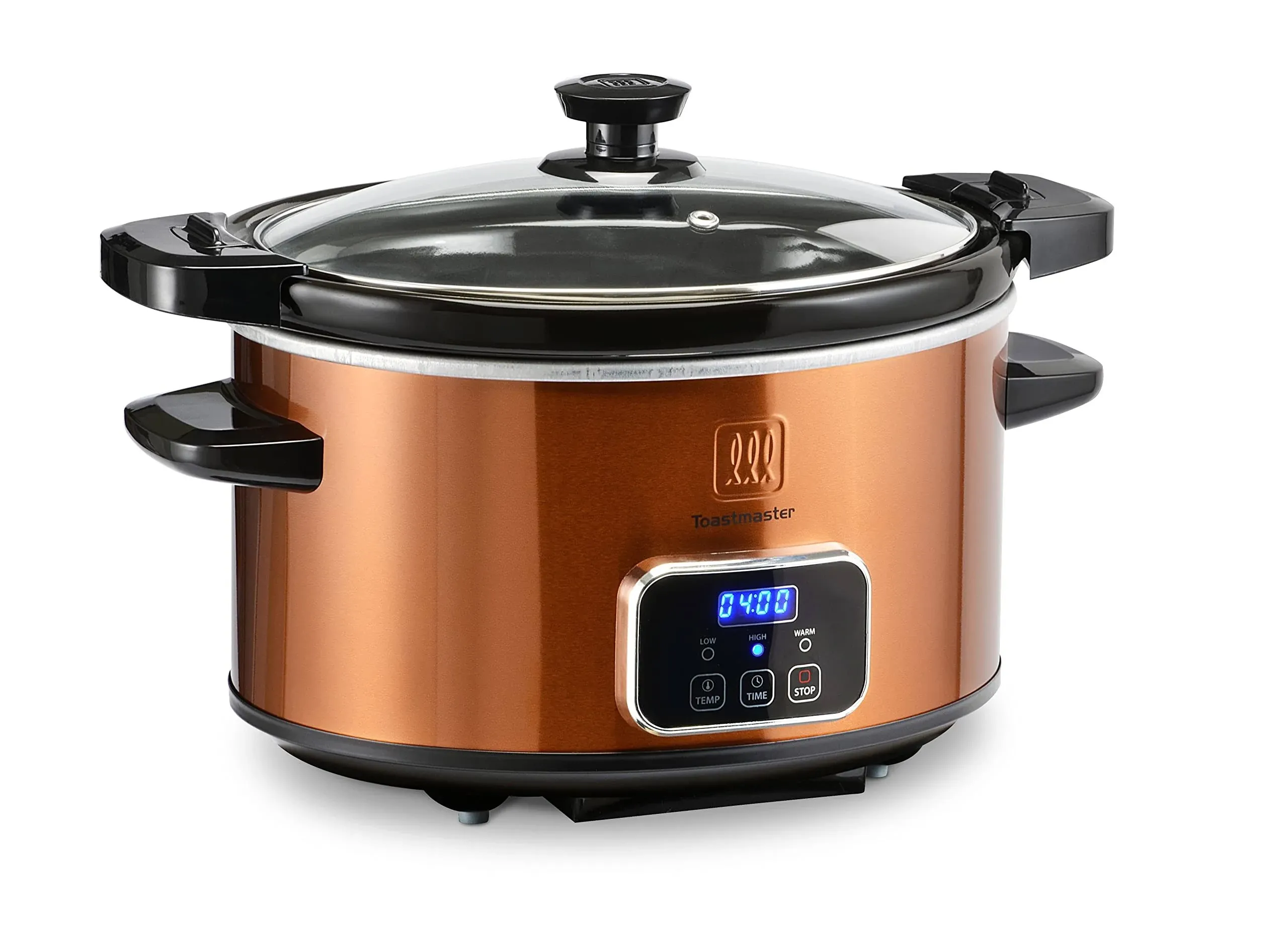 Toastmaster 4-Quart Digital Slow Cooker with Locking Lid (Copper)