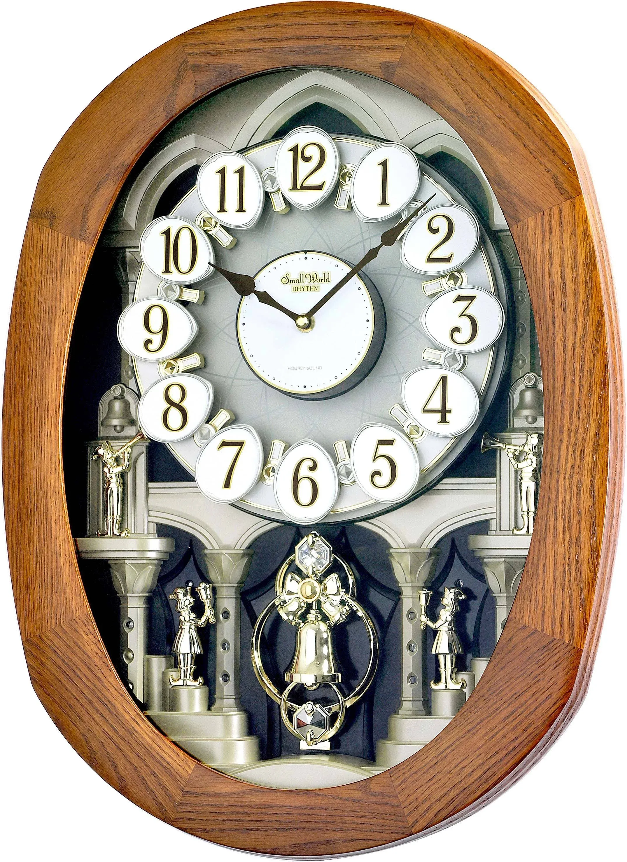 Rhythm Clocks &#034;Joyful Encore&#034; Magic Motion Clock