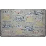 Laura Ashley Tea Party 20 in x 32 in Anti-Fatigue Kitchen Mat, Grey