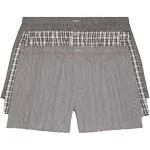 Calvin Klein Men's Underwear Cotton Classics 3-Pack Woven Boxer