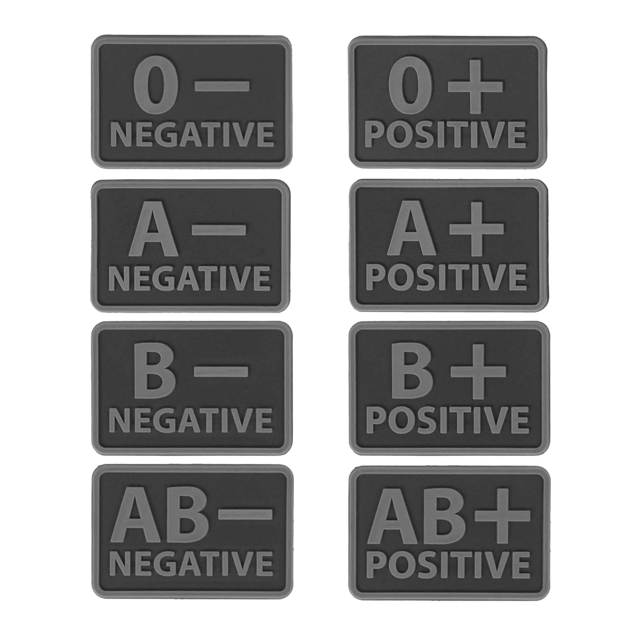 Helikon Blood Patch Black Set of 2 0 Negative