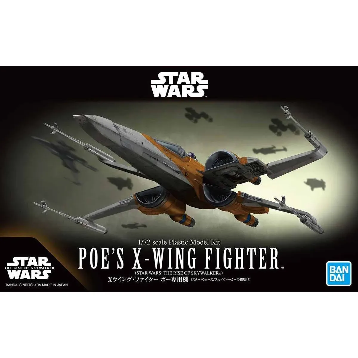 Star Wars The Rise of Skywalker Poe's X-Wing Fighter 1/72 Scale Model 