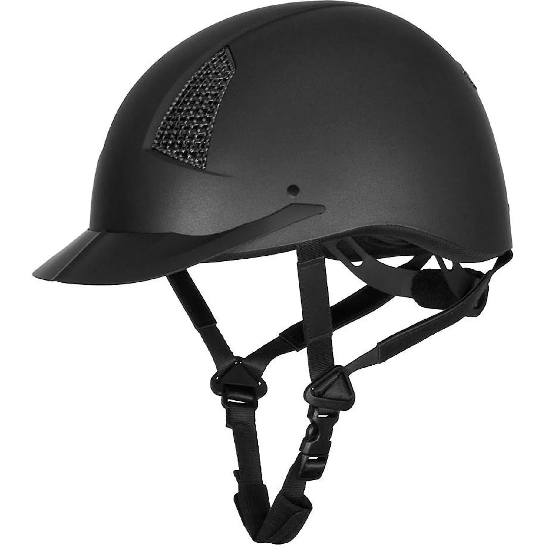 TuffRider Starter Carbon Fiber Grill Horse Riding Helmet