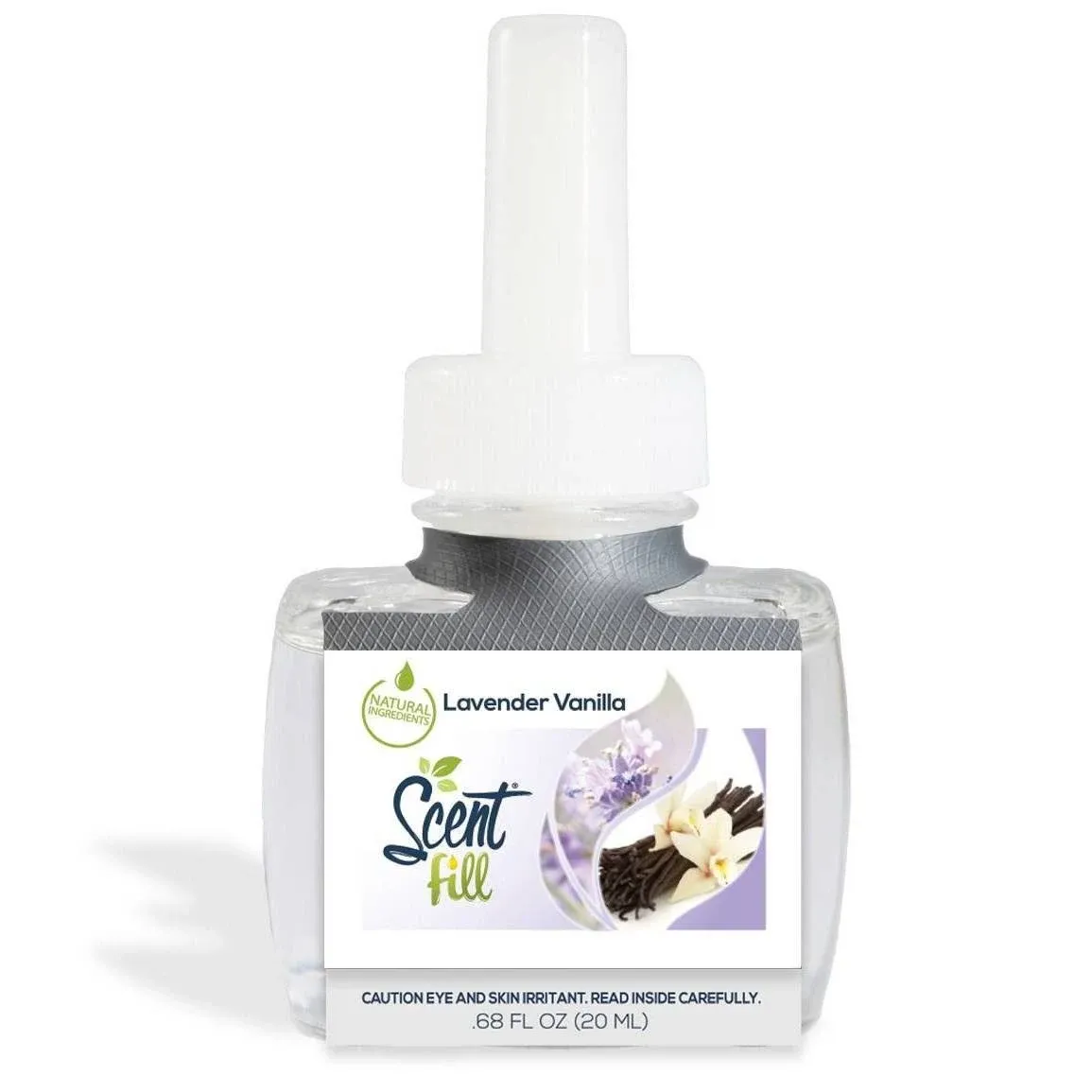 Scent Fill 100% Natural Lavender Vanilla Plug in Air Freshener, Scented Oil Refills, 3 Refills