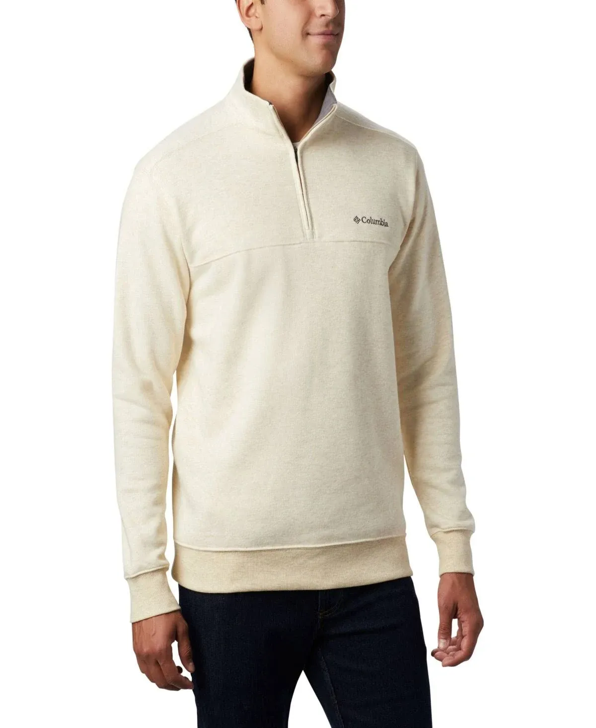 Columbia Men's Hart Mountain II Half Zip (L Carbon Heather)