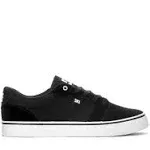 DC Anvil (Black/White/Black) Men's Skate Shoes