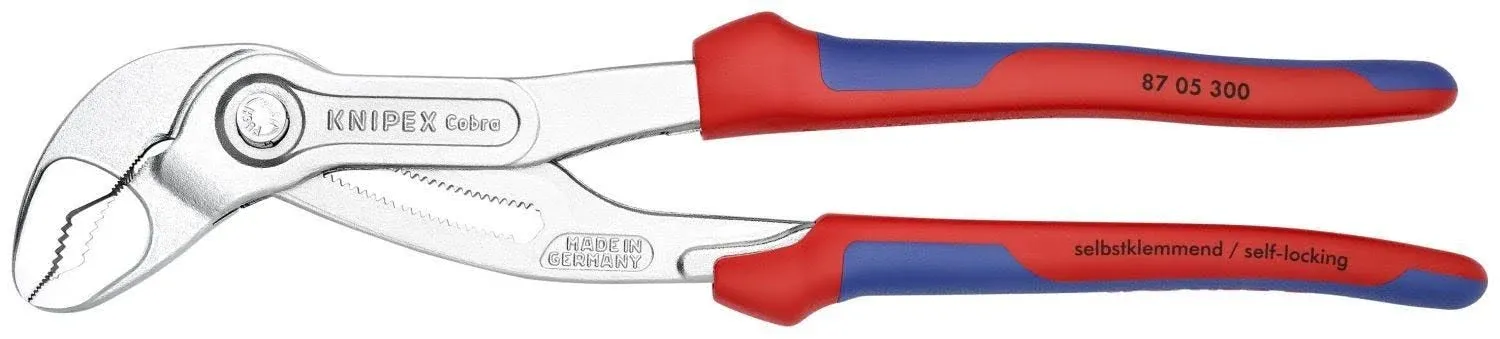 Knipex Cobra Water Pump Pliers - Tethered Attachment