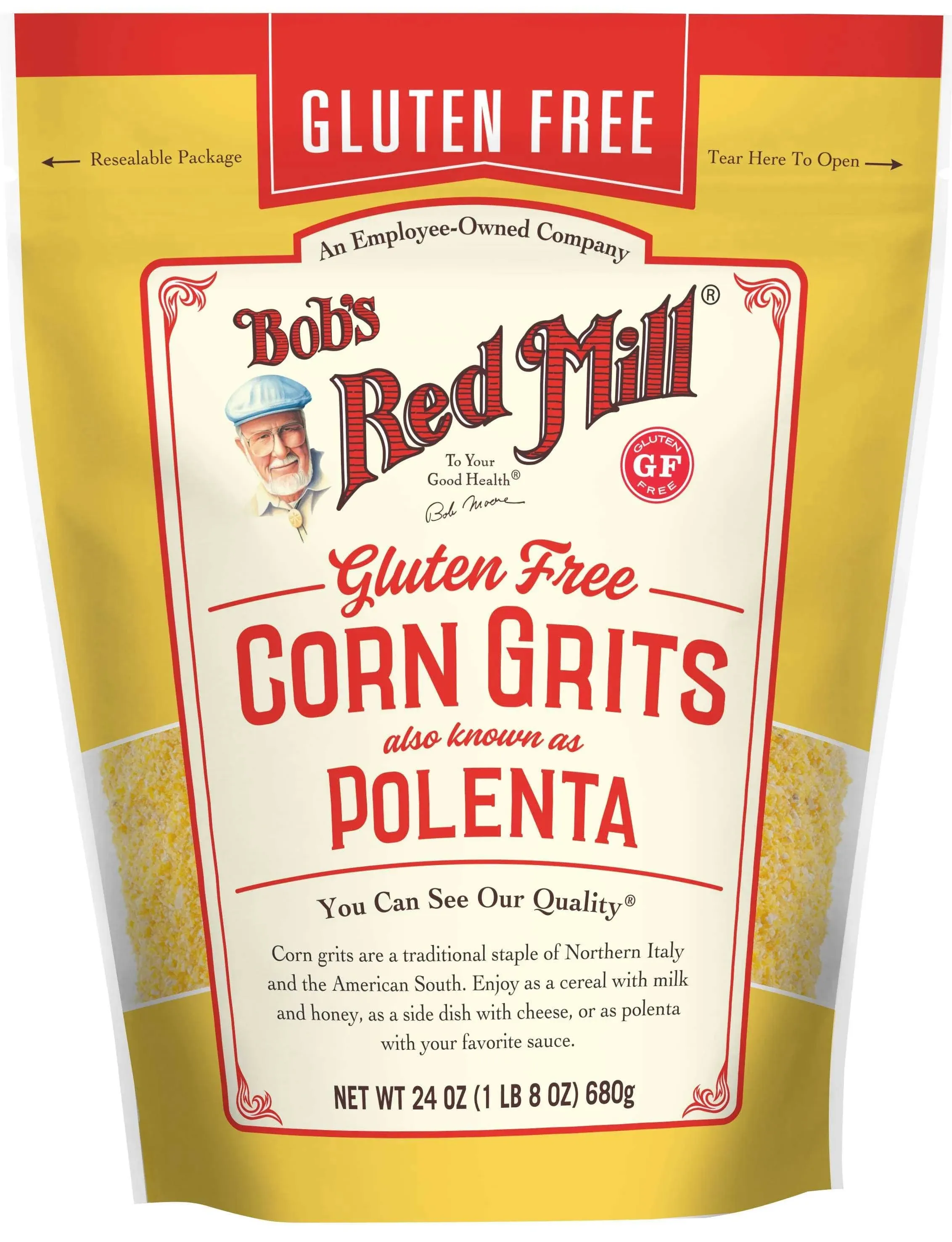 Bob S Red Mill Gluten Free Corn Grits Polenta 24oz