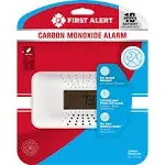 First Alert Carbon Monoxide Alarm with Temperature Digital Display