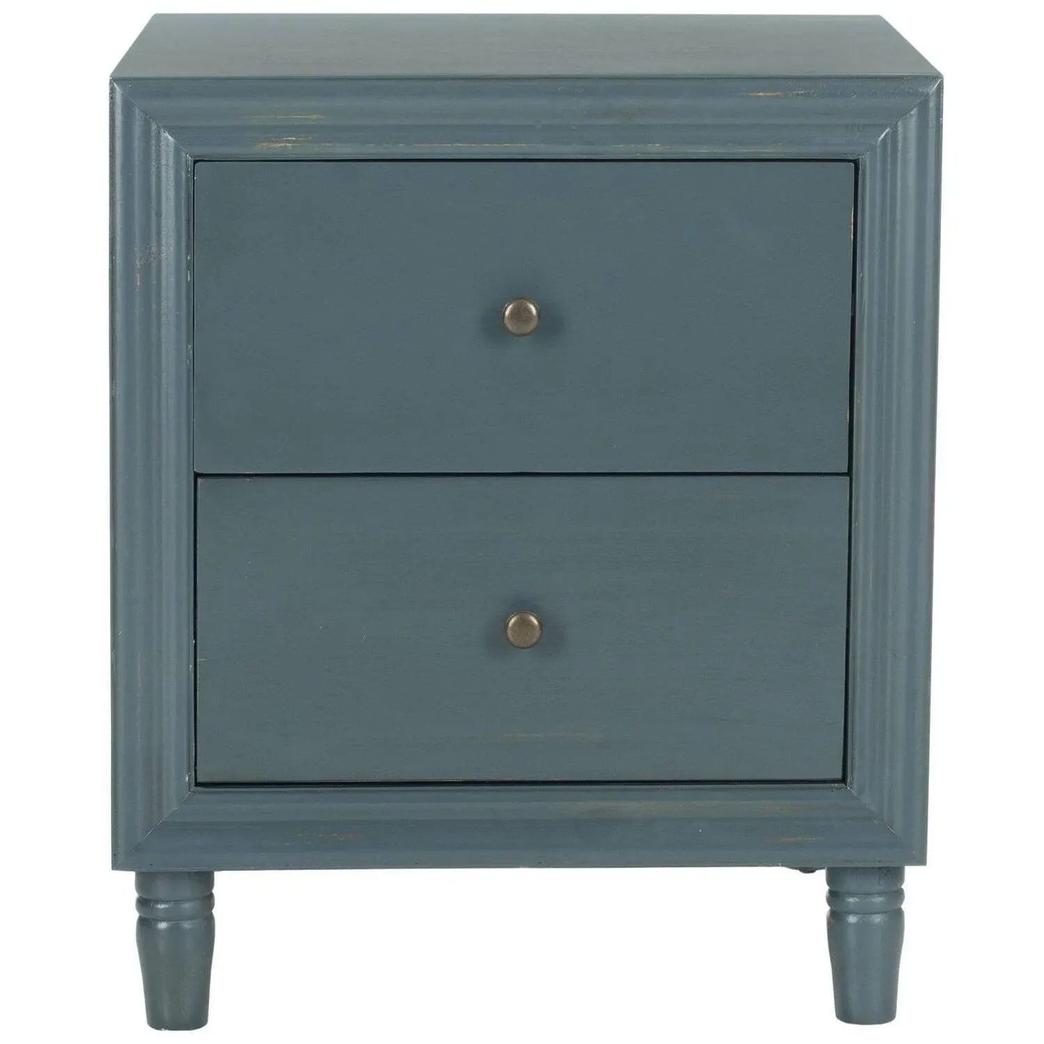 Safavieh Blaise Storage Nightstand, Teal