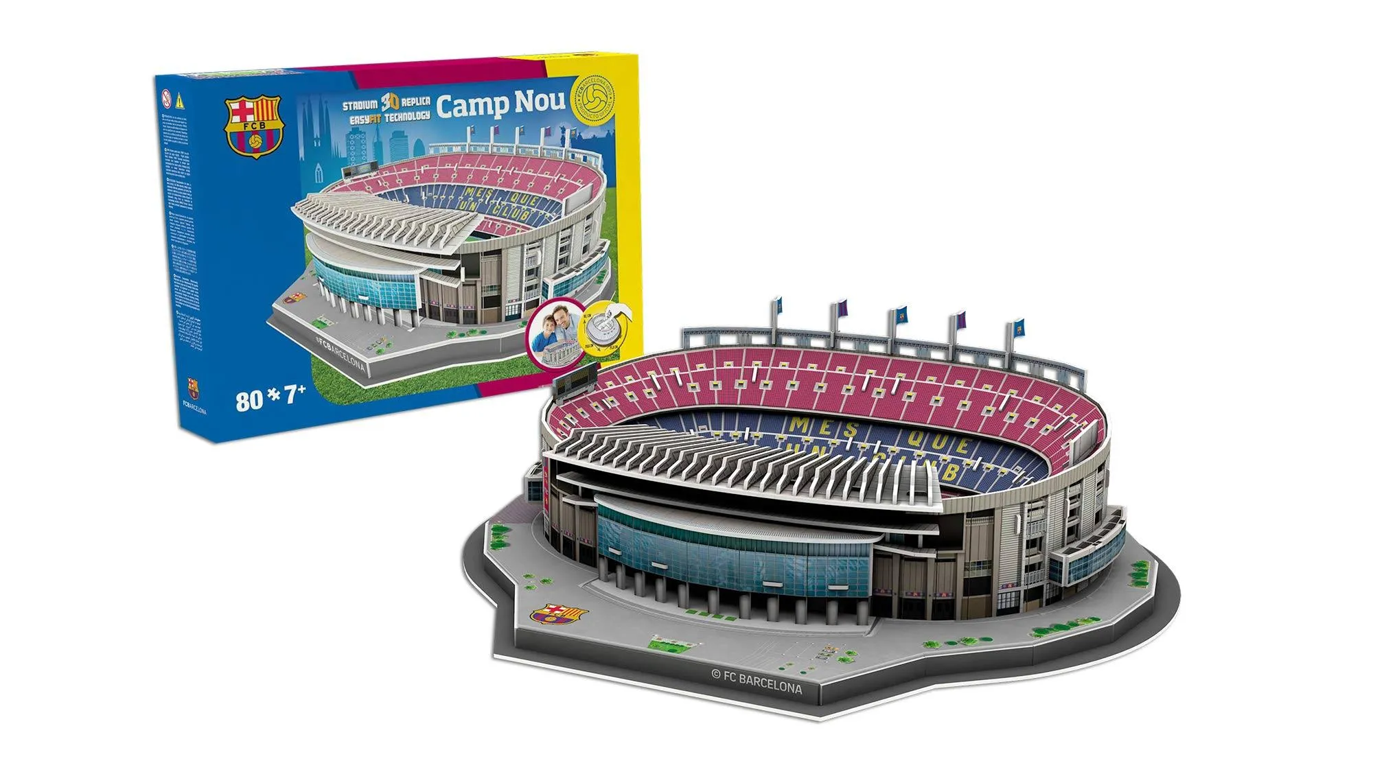 Barcelona Camp Nou Stadium Standard | Nanostad | 3D Puzzle (Official Licensed ...