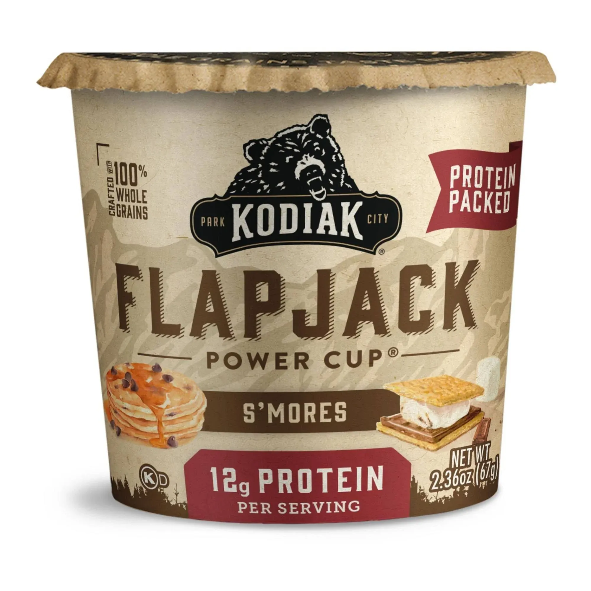 Kodiak Cakes Power Cup Flapjack, S’mores - 2.36 oz