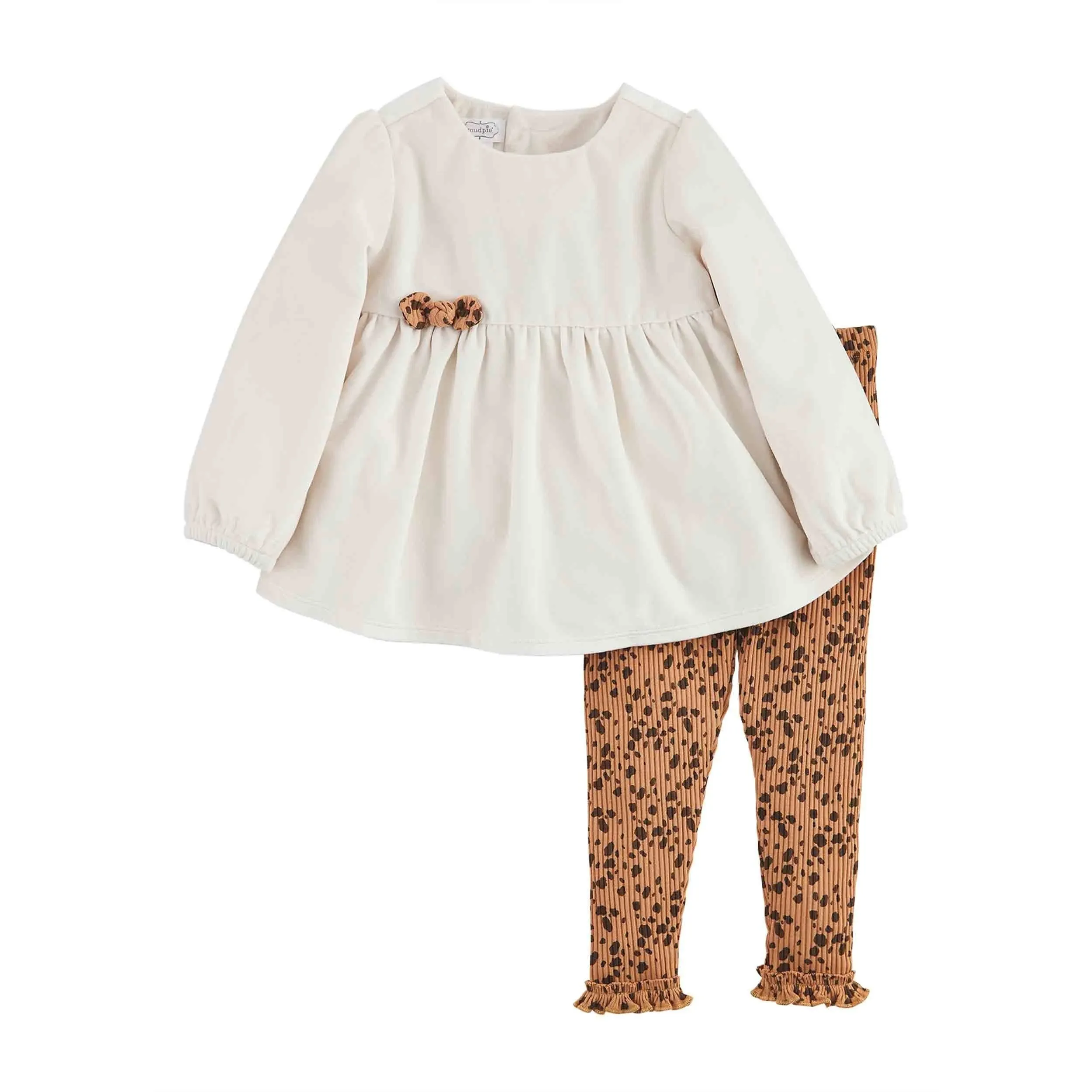 Mud Pie Spotted Fawn Tunic & Legging Set 18M