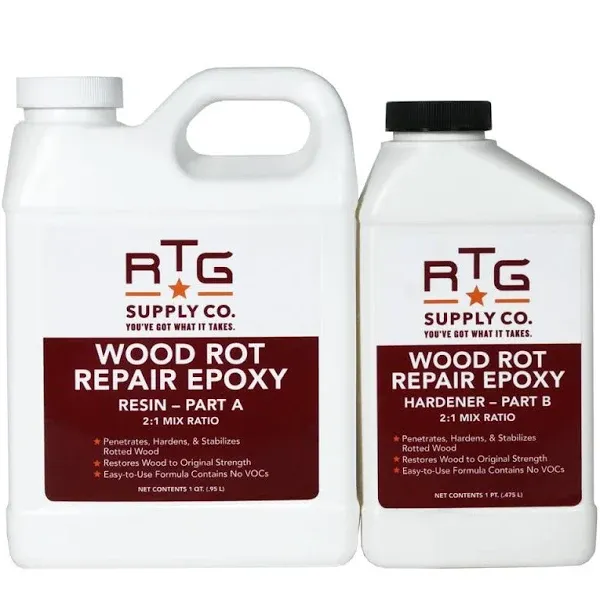 RTG Supply Co. RTG Wood Rot Repair Epoxy (Quart)