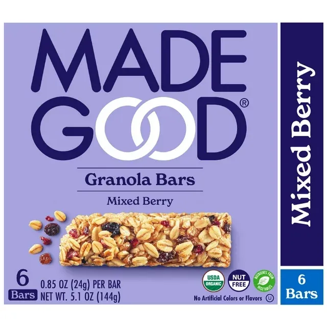 Madegood Granola Bars Mixed Berry