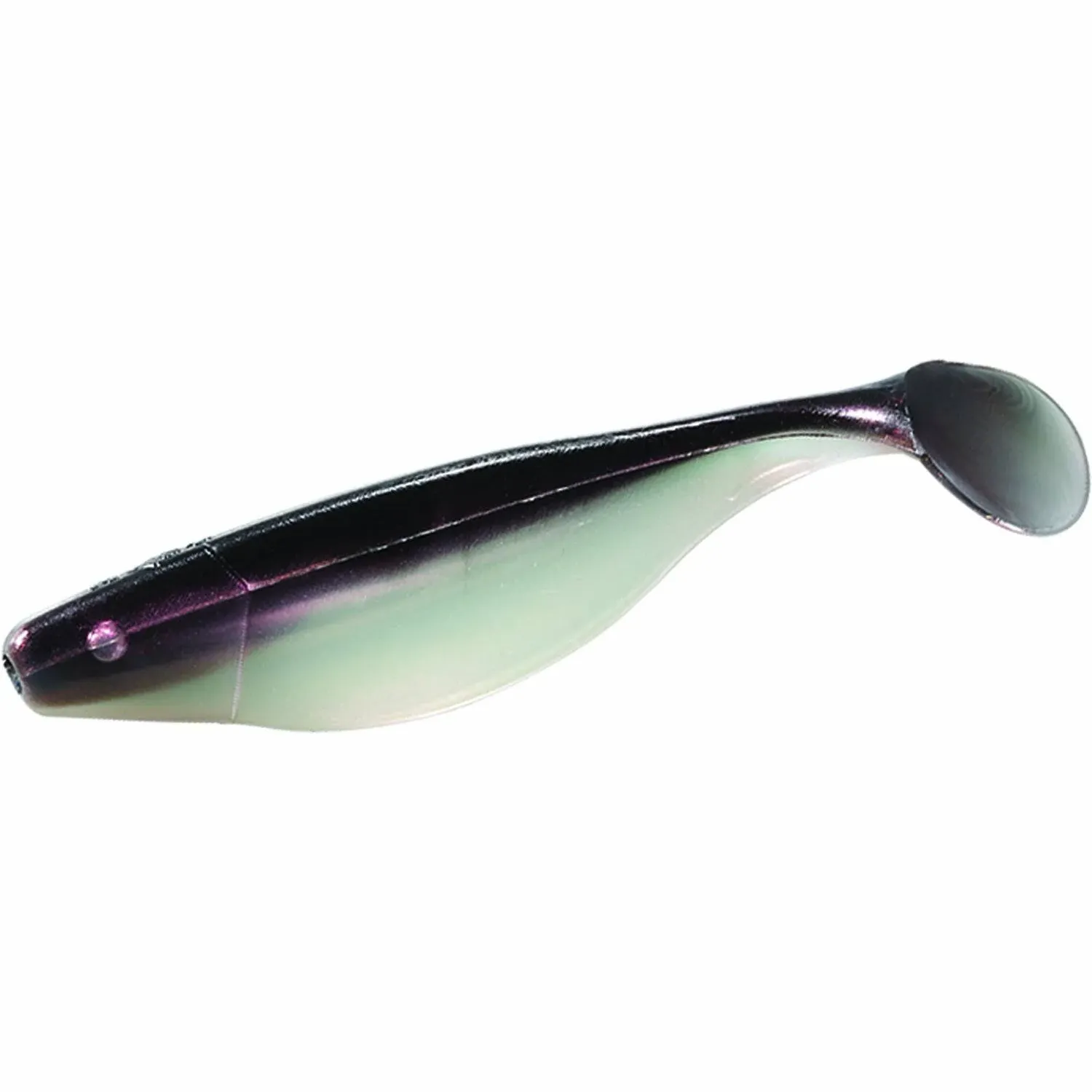 Mister Twister Sassy Shad - White Pearl/Black