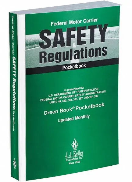 J J Keller 2-MP Federal Motor Carrier Safety Regulations Pocketbook