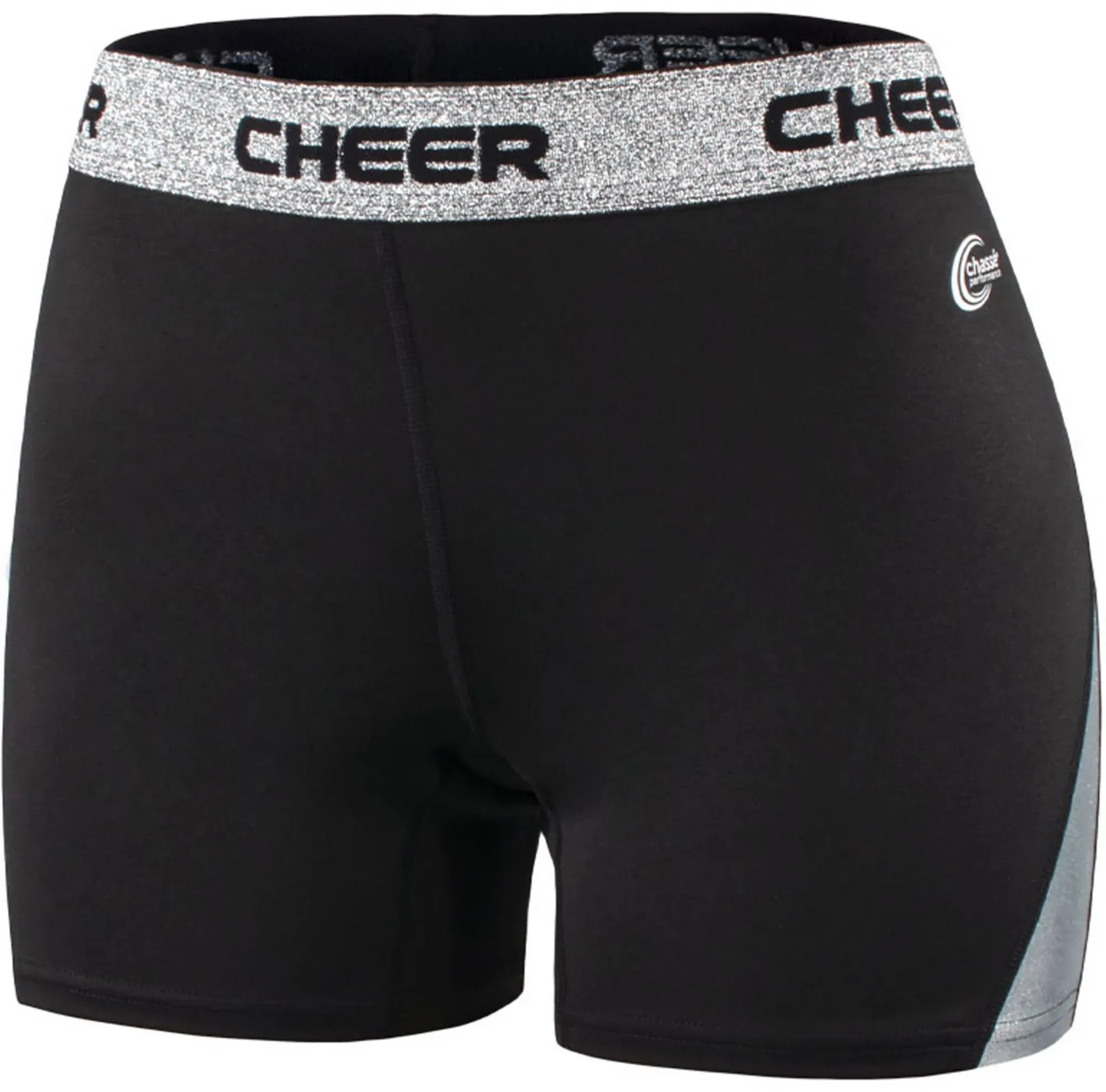 Chasse Performance C Prime Tumble Shorts Black M | Omni Cheer