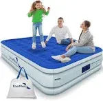 Enerplex Air Mattress with Built-in Pump - Double Height Inflatable Mattress for Camping, Home & Portable Travel - Queen, 18 inch