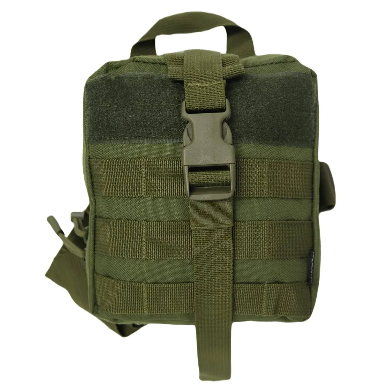 MOLLE Tactical Drop Leg IFAK Pouch, Military Style Medical First Aid Gear, Water-Resistant